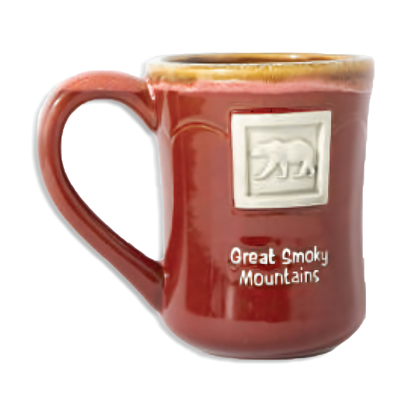 Stoneware Glazed Bear Mug 14 Oz