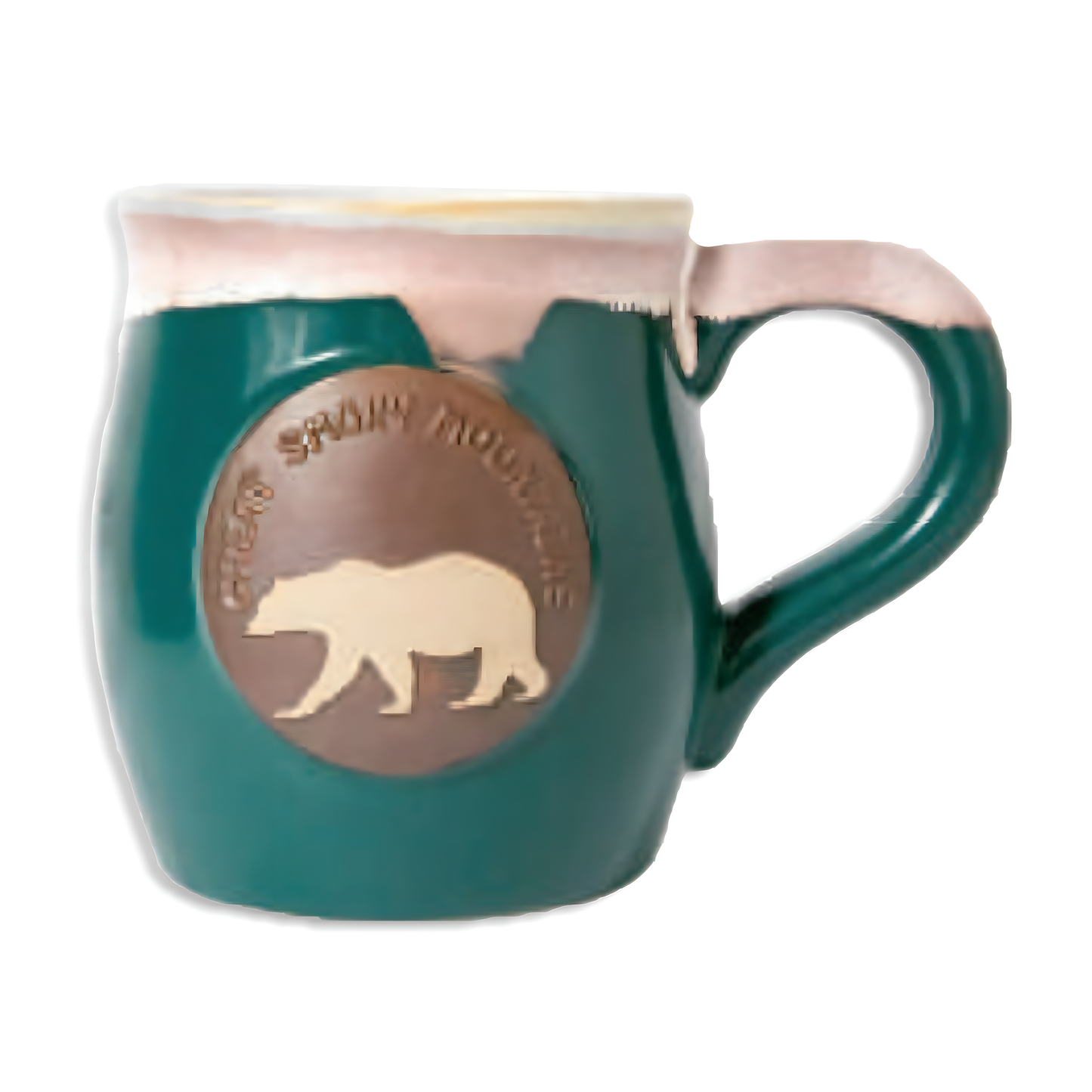 Black Ceramic Bear Mug "Great Smoky Mountains" 20 Oz