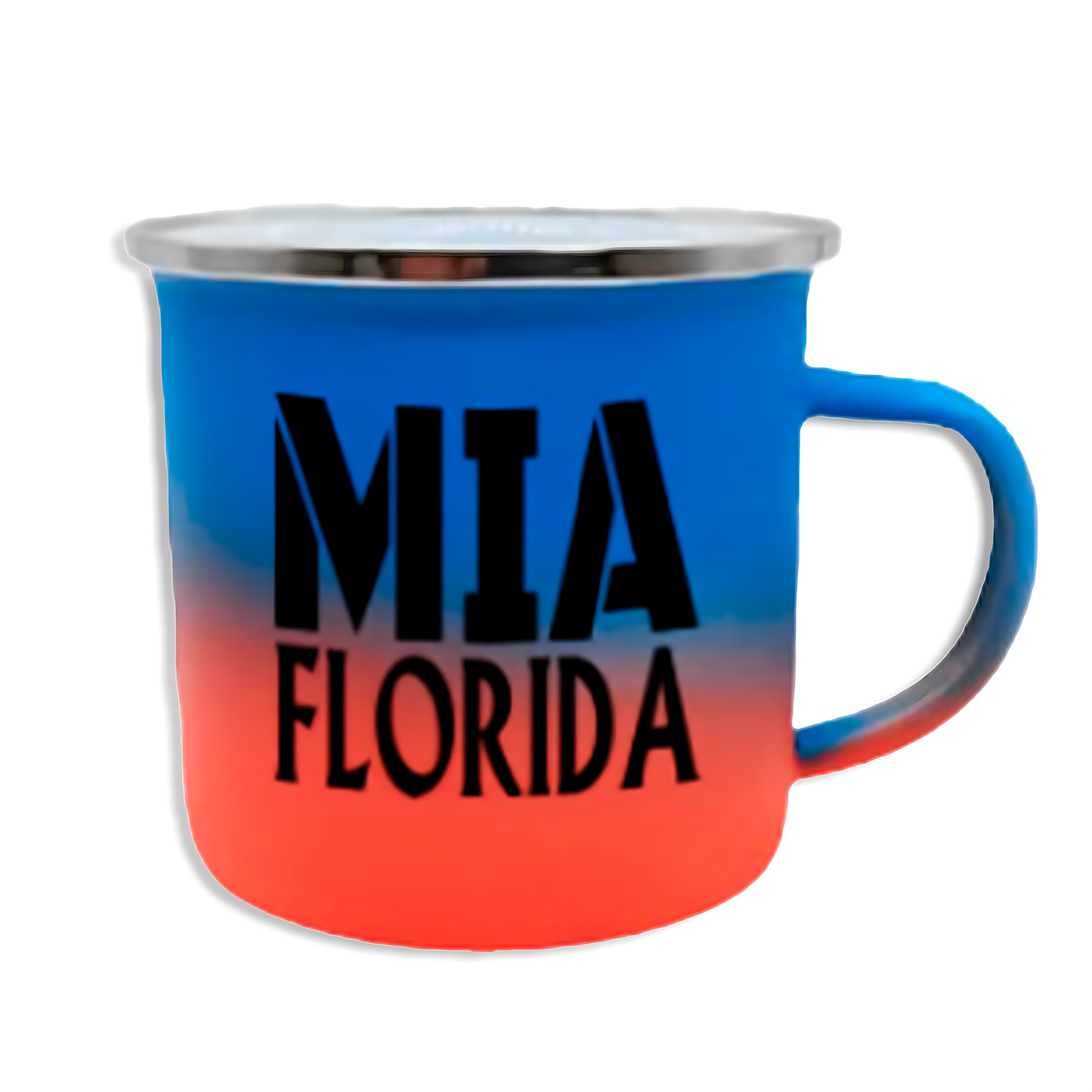 Dip Dyed Enamel Mug 6 Oz