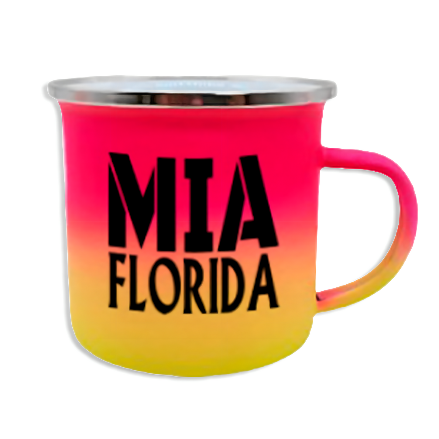 Dip Dyed Enamel Mug 6 Oz