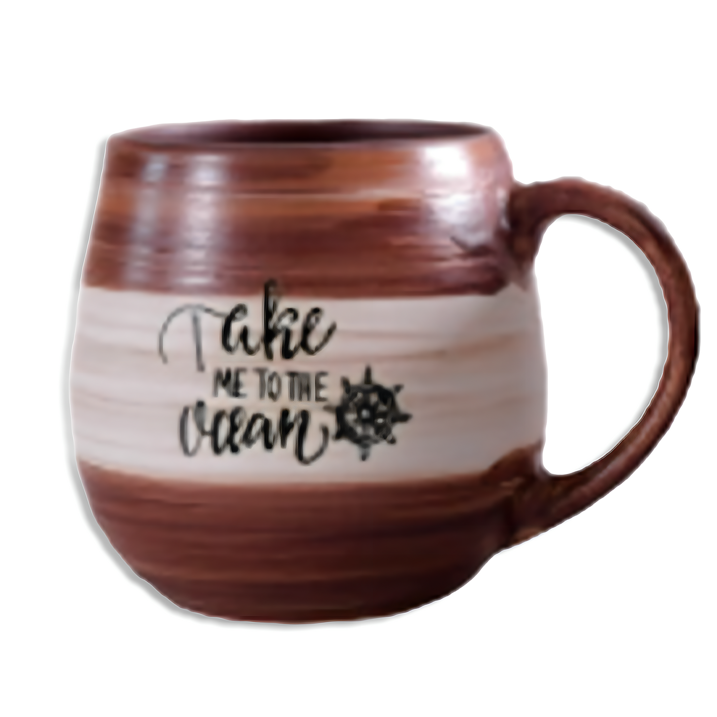 Engraved Ceramic Mug "Take Me To The Ocean" 20 Oz