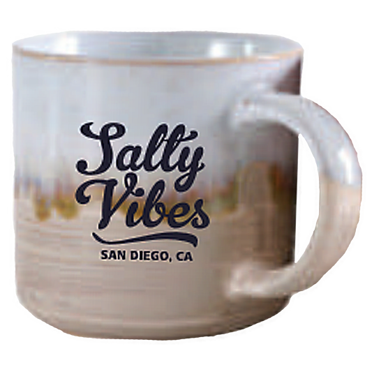 Reactive Glaze Mug "Salty Vibes" 17 OZ