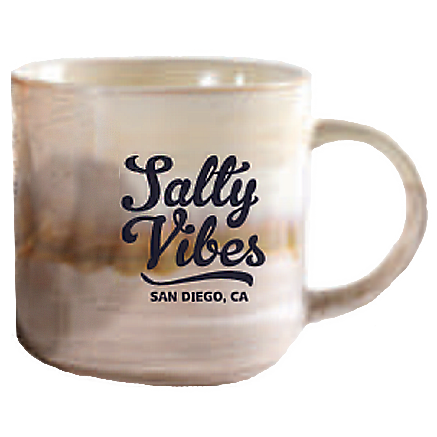 Reactive Glaze Mug "Salty Vibes" 17 OZ