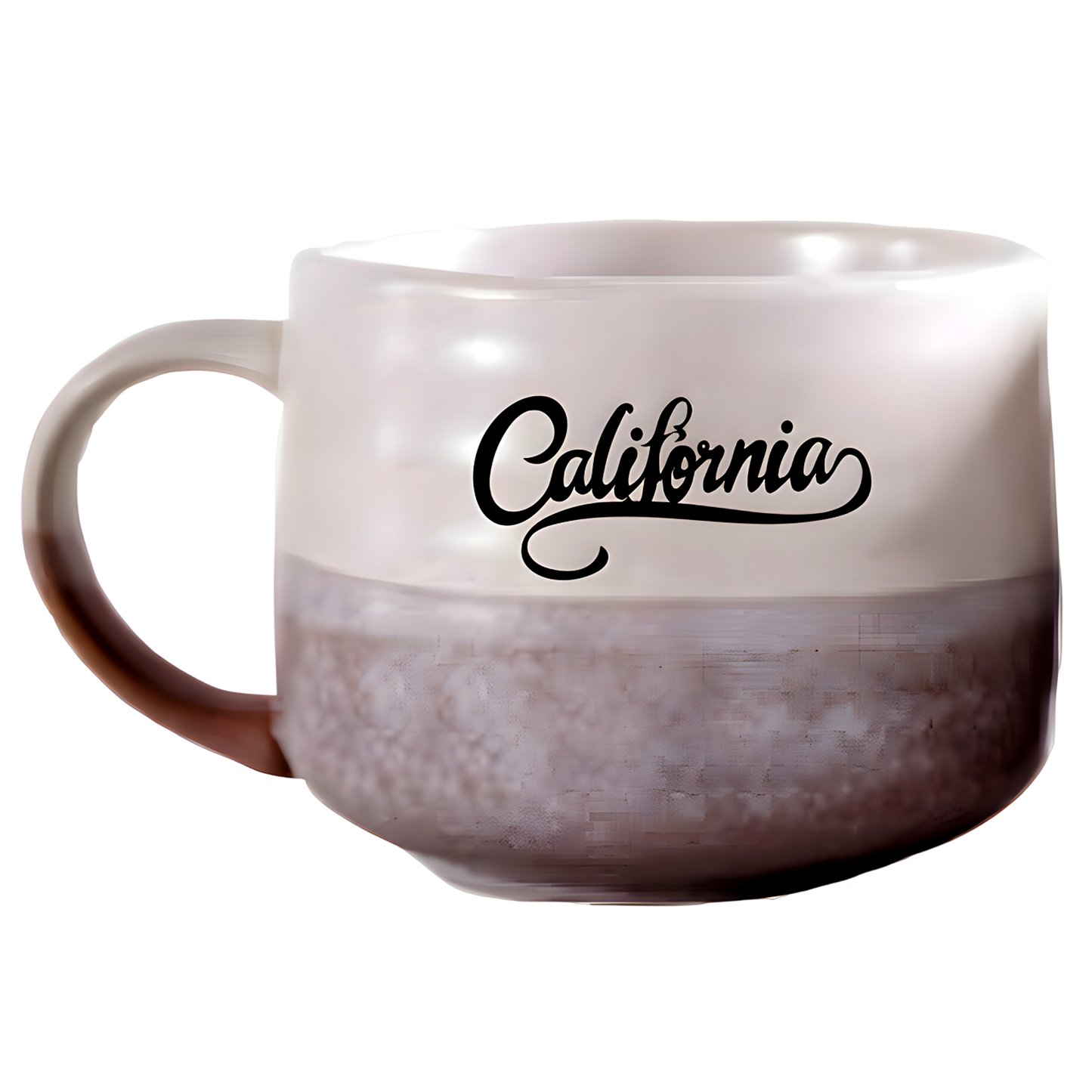 Reactive Glaze Soup Mug "California" 22 Oz