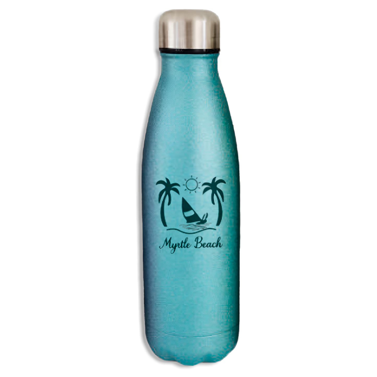 Glitter Steel Tumbler "Myrtle Beach"