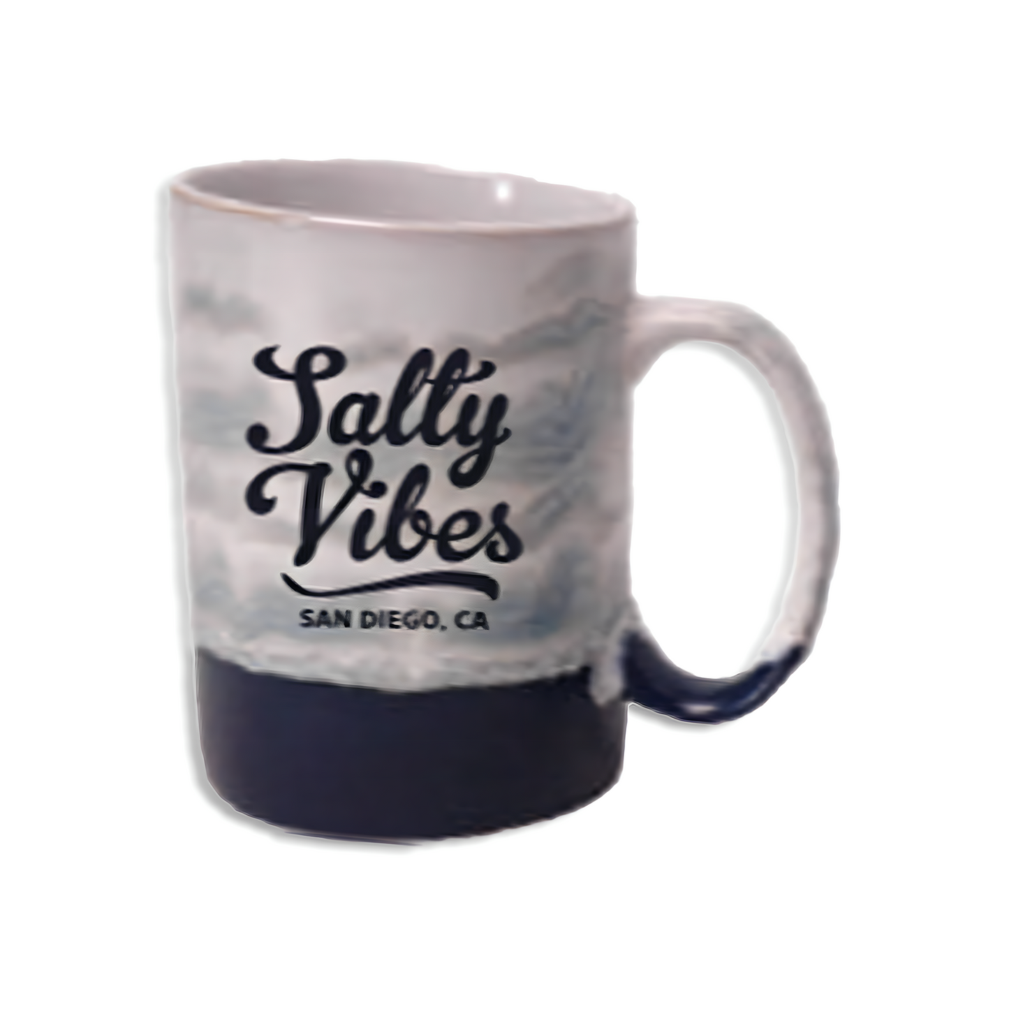 Reactive Glaze Mug "Salty Vibes" 16 OZ