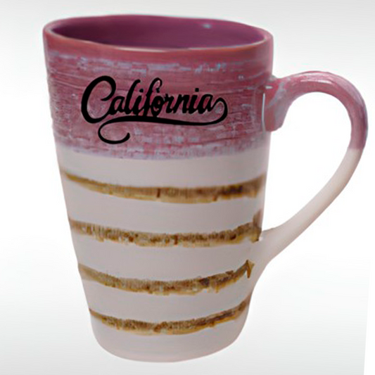 Reactive Glazed Mug “California” 16 Oz