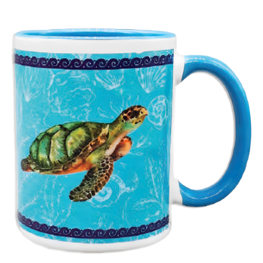 Ceramic Turtle Mug 11 OZ