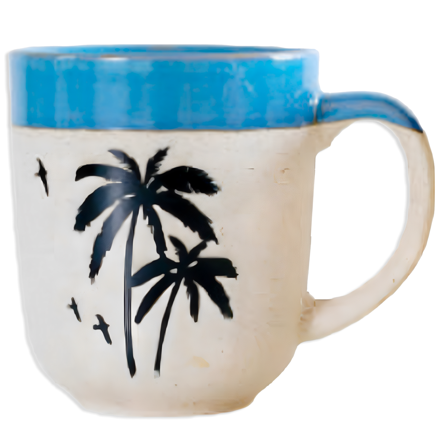 Embossed Beach/Palm Mug