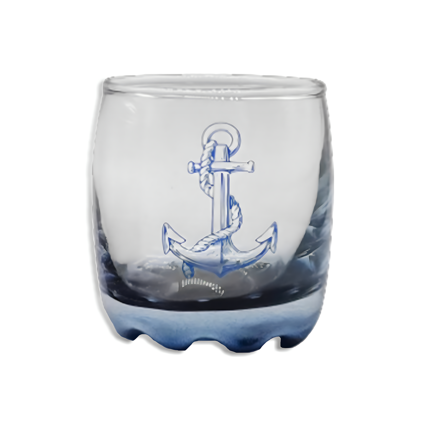 Engraved Anchor Shot Glass 2 Oz