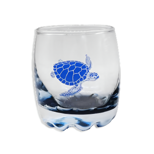 Engraved Turtle Shot Glass 2 Oz