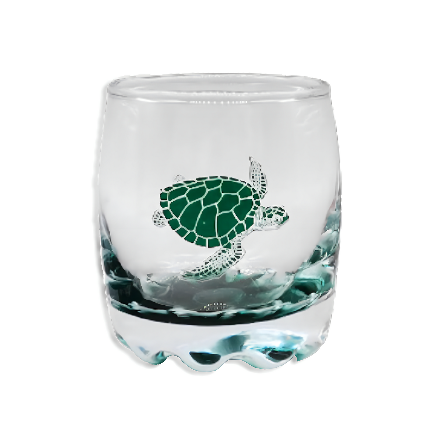 Engraved Turtle Shot Glass 2 Oz