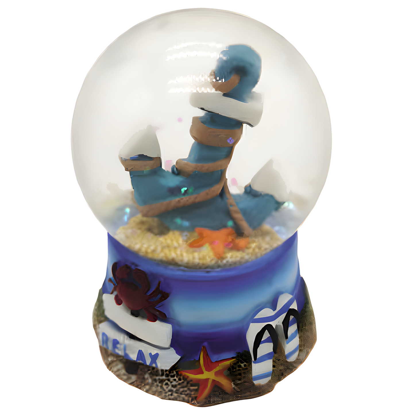 Resin Snow Globe 45mm Beach Themes