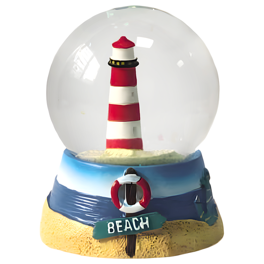 Resin Snow Globe 65mm Beach Themes